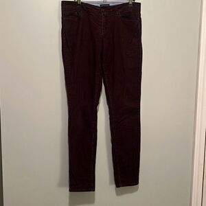Tommy Hilfiger Women's Brown Corduroy Skinny Pants Size 7